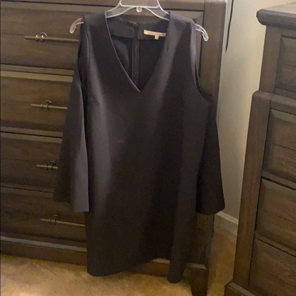 Rachel Roy black cold shoulder dress